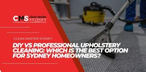 DIY Vs Professional Upholstery Cleaning: Which is the Best Option for Sydney Homeowners